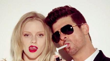 //robin thicke blurred lines video