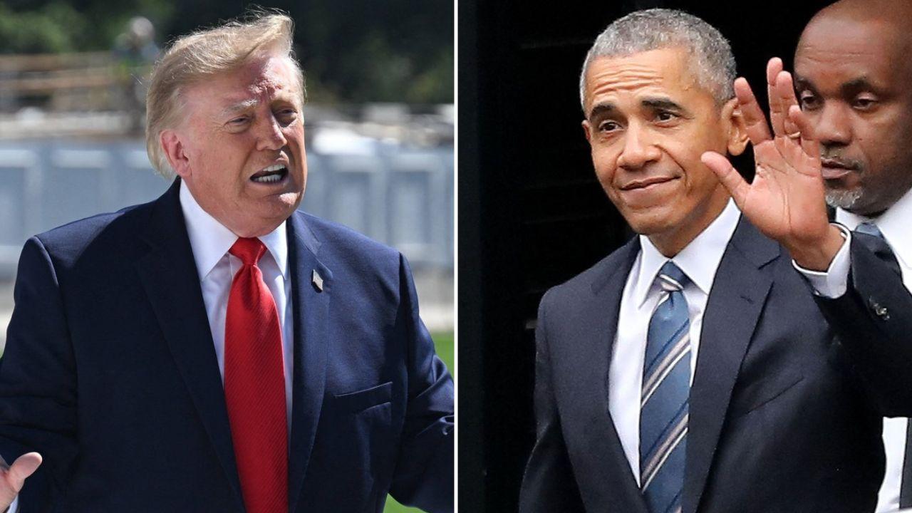 Image Of Donald Trump and Barack Obama