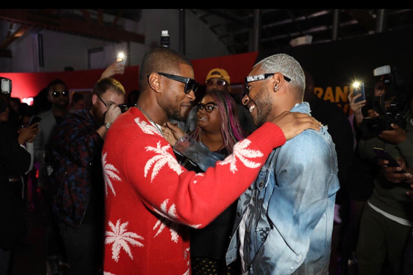 Usher Eric Bellinger Video Reveal Party