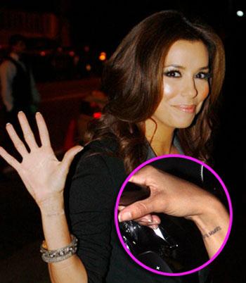 Tat-Who! Did Eva Longoria Permanently Removed Her Matching Tony Parker ...