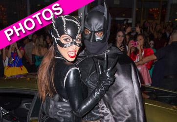 //kim kanye halloween getty