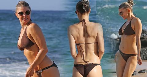 //fergie bikini body beach pics pp