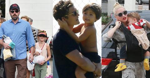 //celebrities take kids out party park church pp