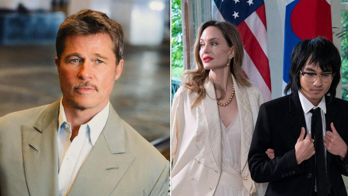 Photo of Brad Pitt, Angelina Jolie, Maddox