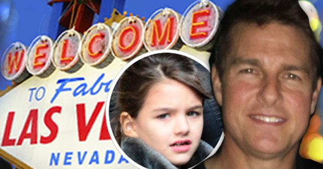Tom Cruise Parties In Las Vegas Where is Suri