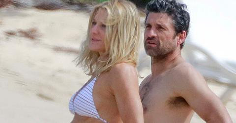//patrick dempsey shirtless wife bikini divorce called off