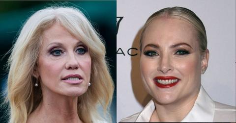 composite photo of Kellyanne Conway and Meghan McCain