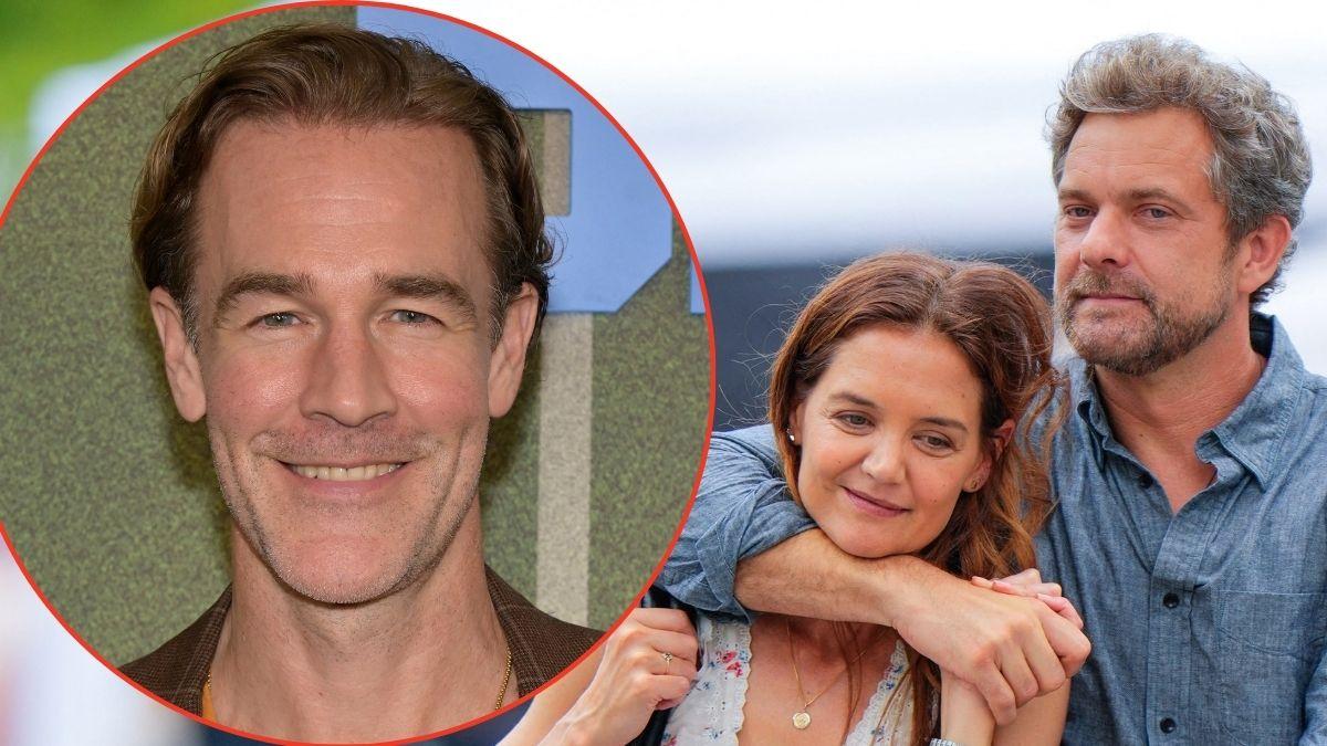 Katie Holmes and Joshua Jackson are mourning 'Dawson's Creek' costar James Van Der Beek, whose death from colorectal cancer was announced by his widow, Kimberly.