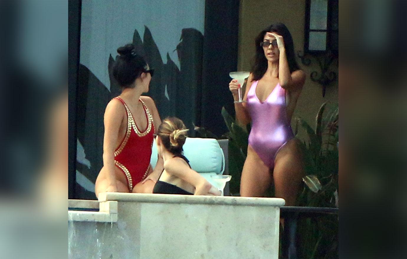 Stephanie Shepherd Pats Kourtney Kardashian’s Butt In Hot Tub