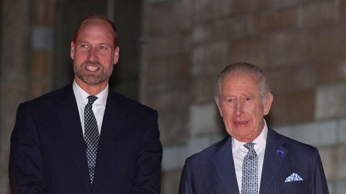 picture of prince william and knig charles
