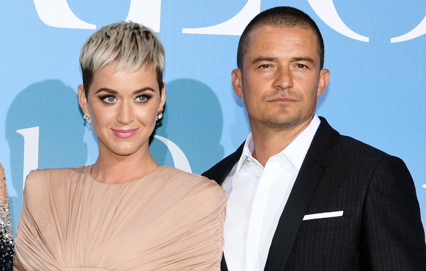 Orlando Bloom and Katy Perry attended the Gala for the Global Ocean hosted by H.S.H. Prince Albert II of Monaco at Opera of Monte-Carlo on September 26, 2018 in Monte-Carlo, Monaco.