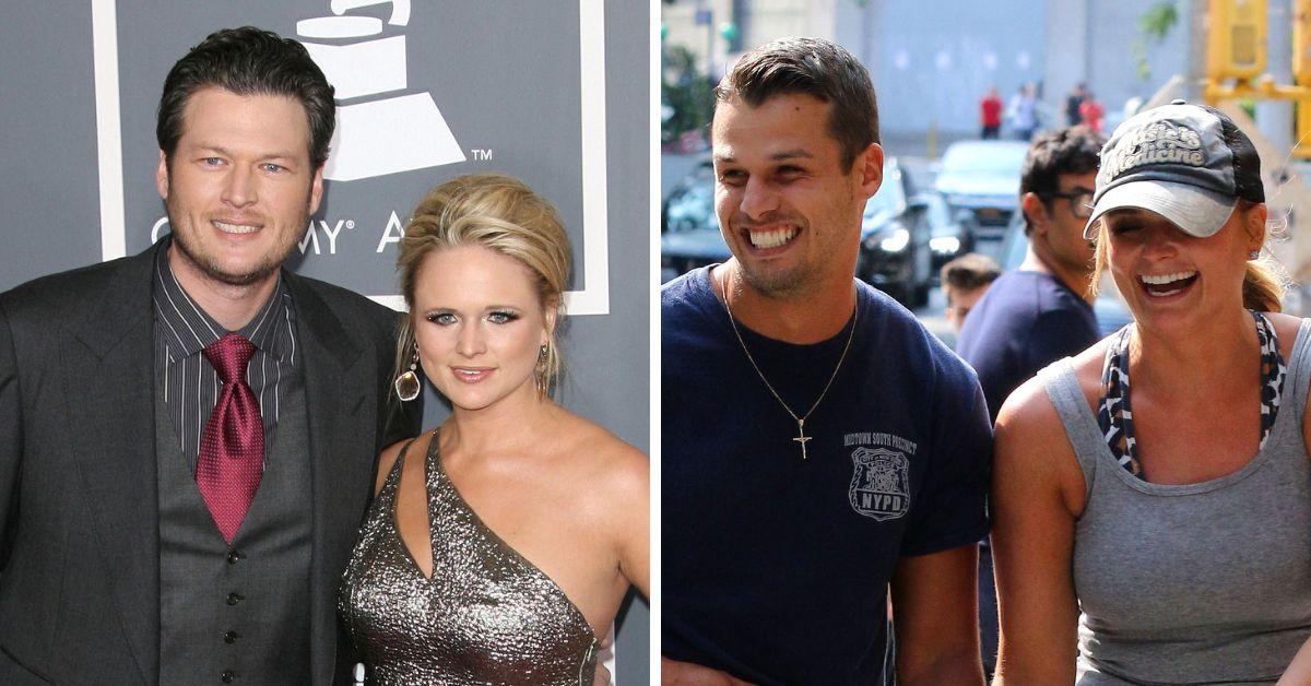 Split photo of Blake Shelton, Miranda Lambert, and Brendan McLoughlin, Miranda Lambert