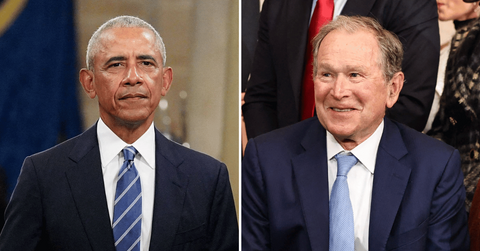 Composite photo of Barack Obama, George W. Bush