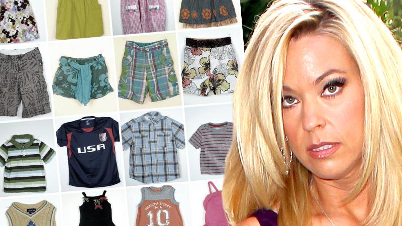 //kate gosselin sold kids clothes consignment money instead donating them pp sl