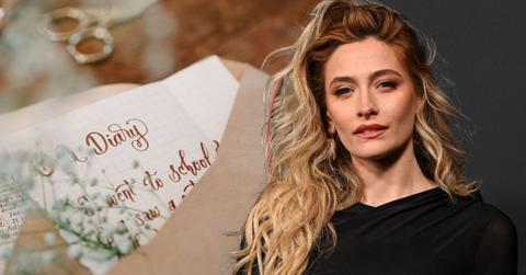 Photo of Paris Jackson and diary