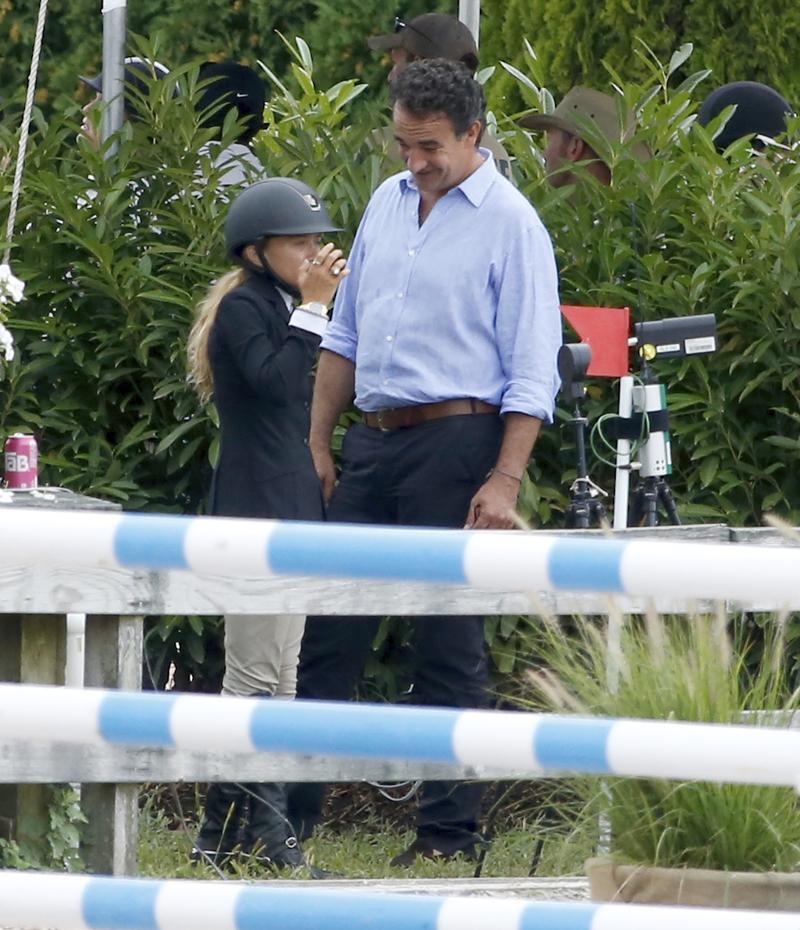 Mary Kate Olsen Olivier Sarkozy Married Kiss Horseback Riding