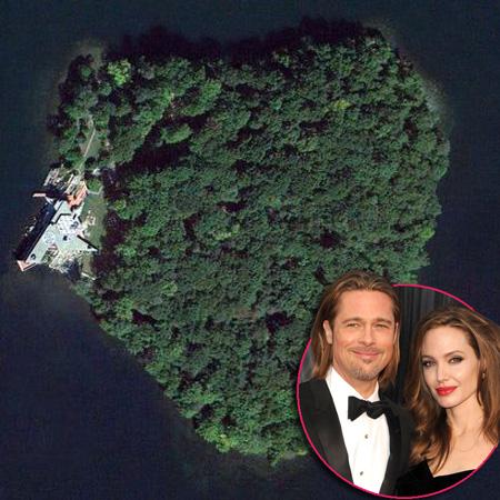 //brad pitt island