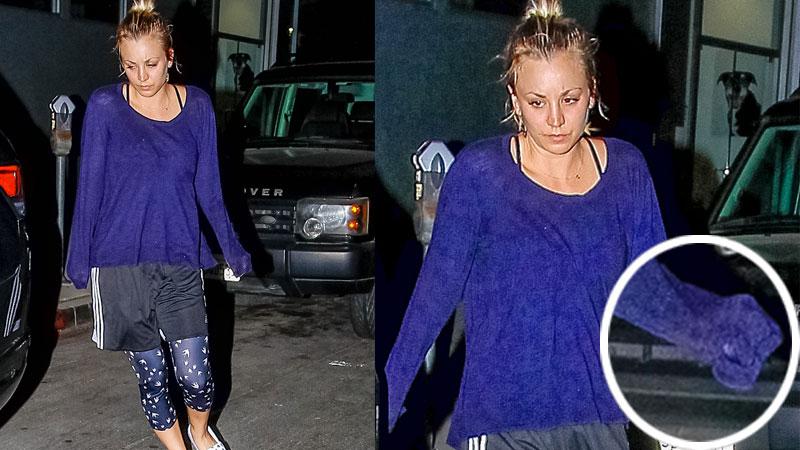 Kaley Cuoco Divorce Ryan Sweeting Ring Covered