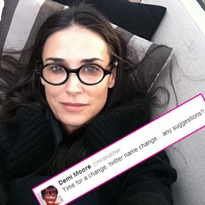 //demi moore twittername twit post