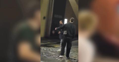 shia labeouf scotland brawl caught video