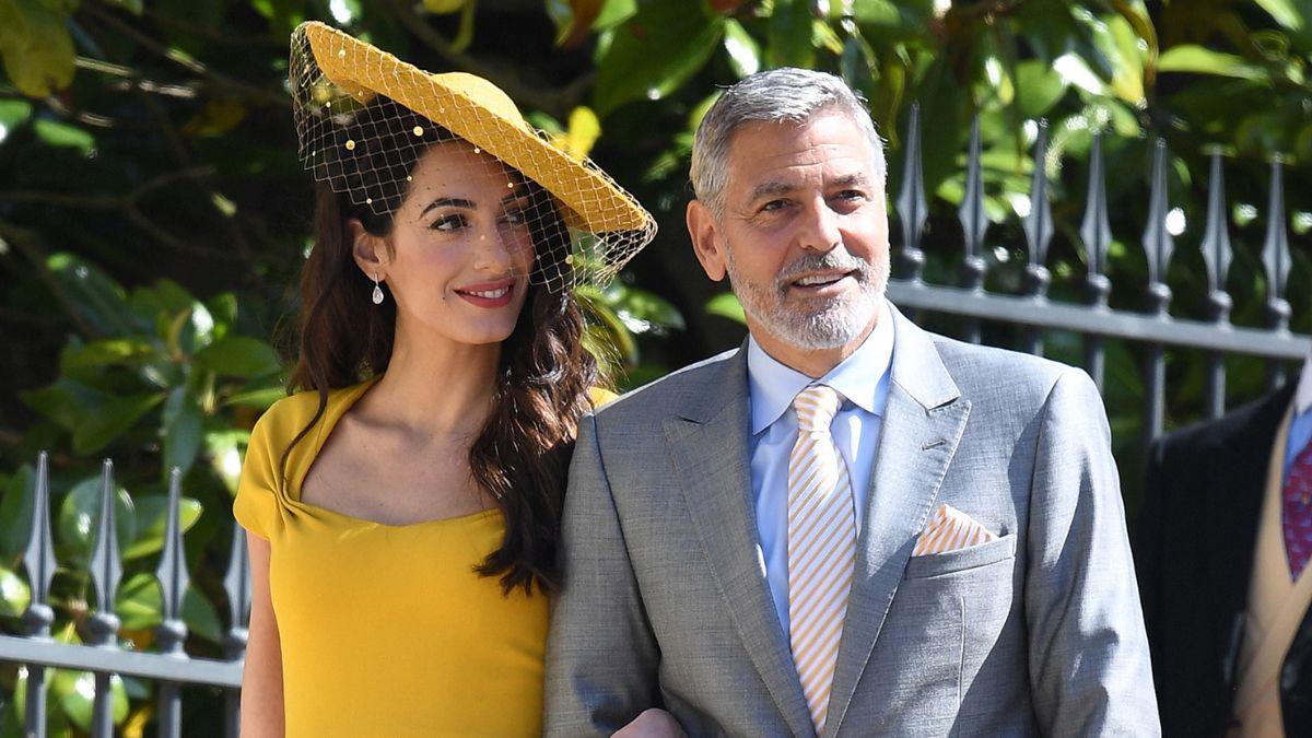 Photo of George and Amal Clooney