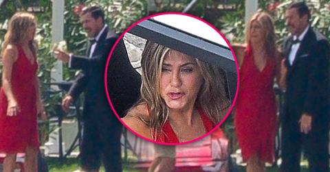 Jennifer Aniston Films Movie With Adam Sandler After Justin Theroux Split