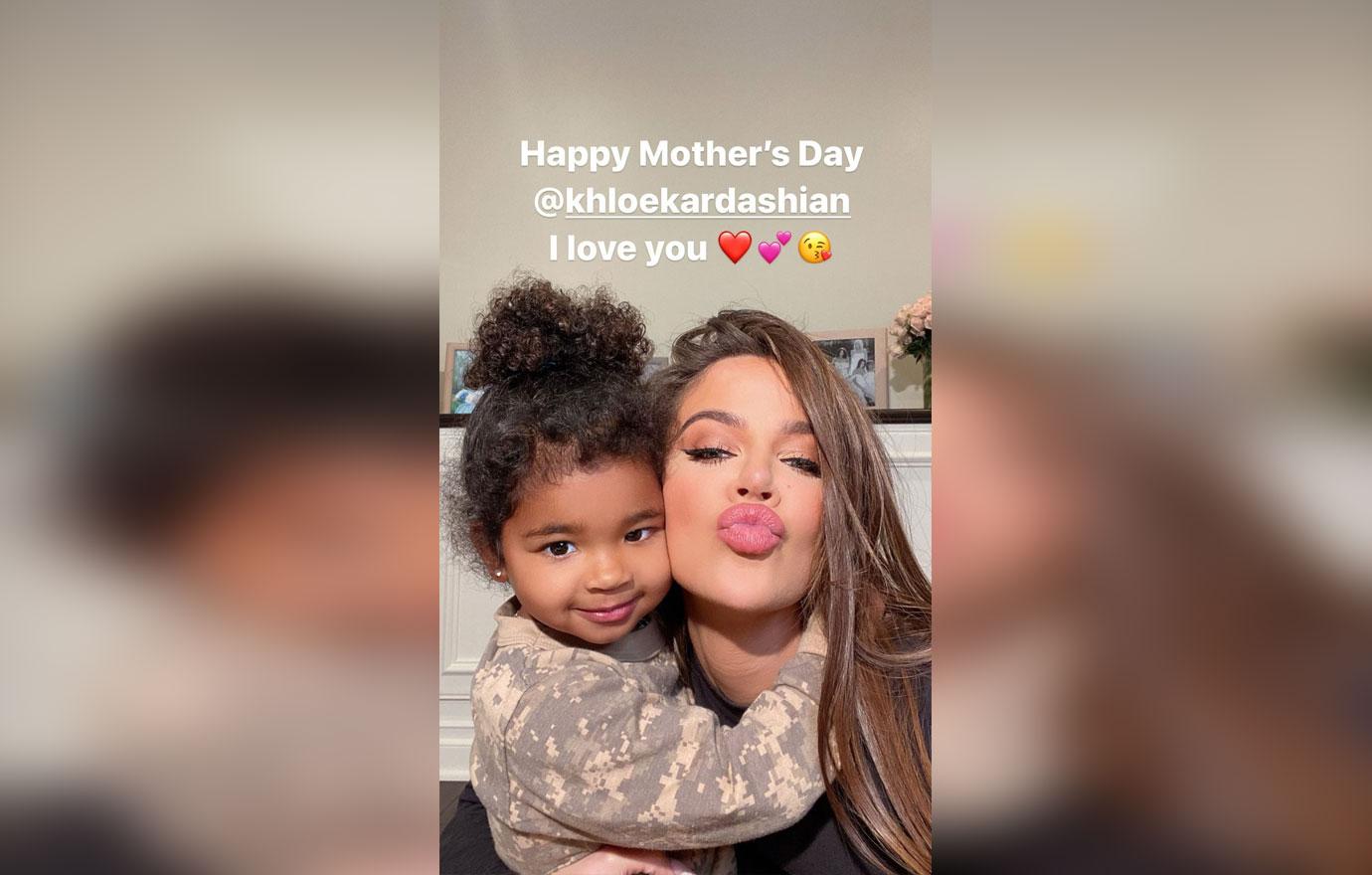 tristan thompson khloe kardashian mothers day instagram post cheating scandal