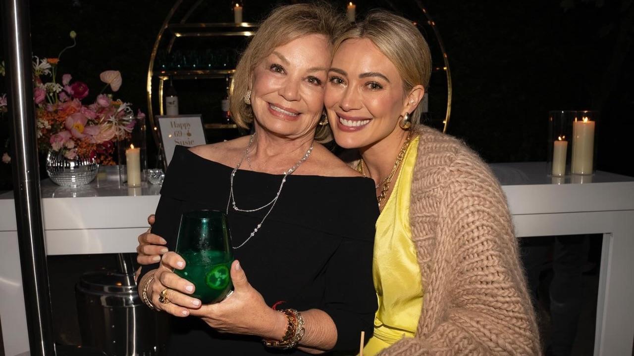Susan and Hilary Duff
