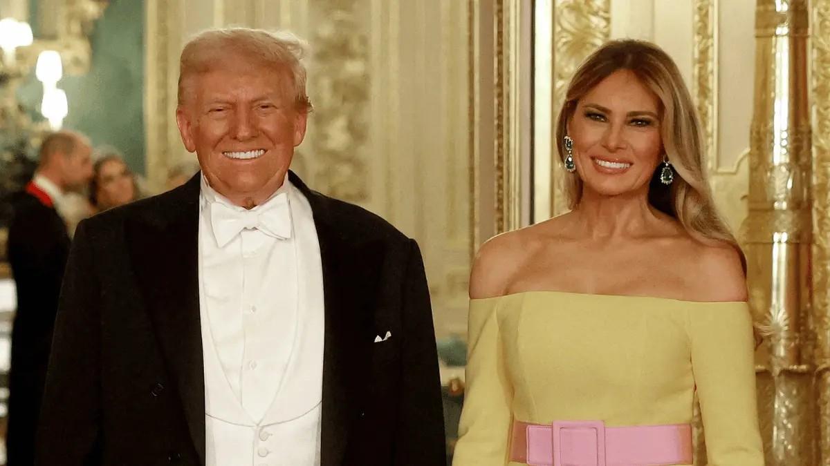 don and melania trump.