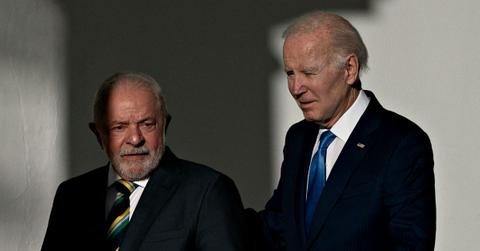 president joe biden walks into flag snubs brazilian president un eventjpg