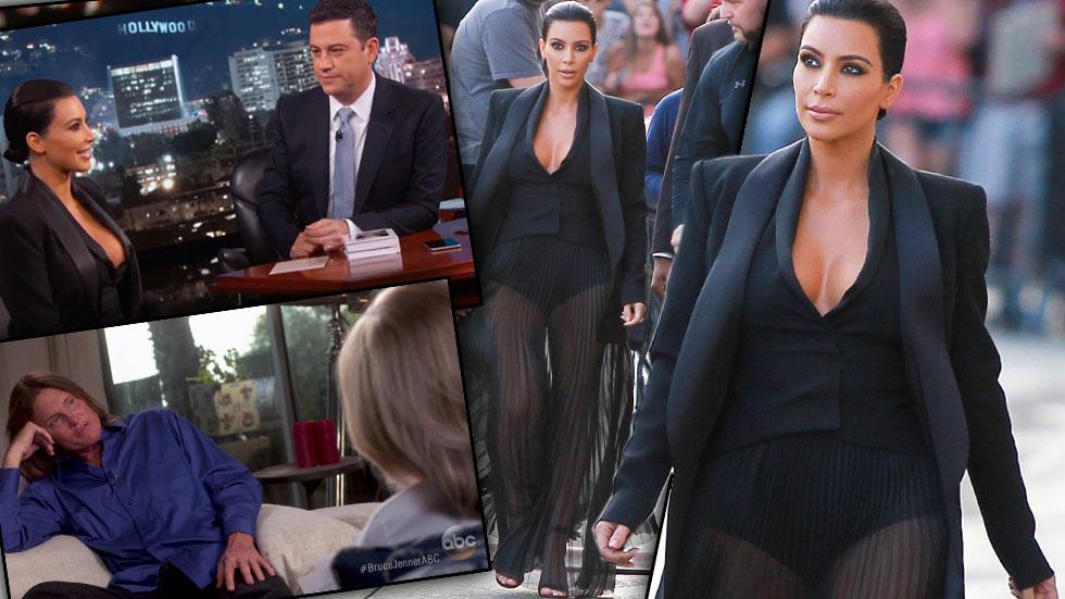 Kim Kardashian Jimmy Kimmel Photos