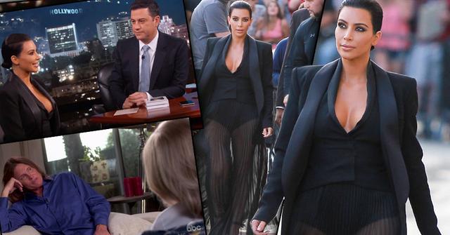 Kim Kardashian Jimmy Kimmel Photos