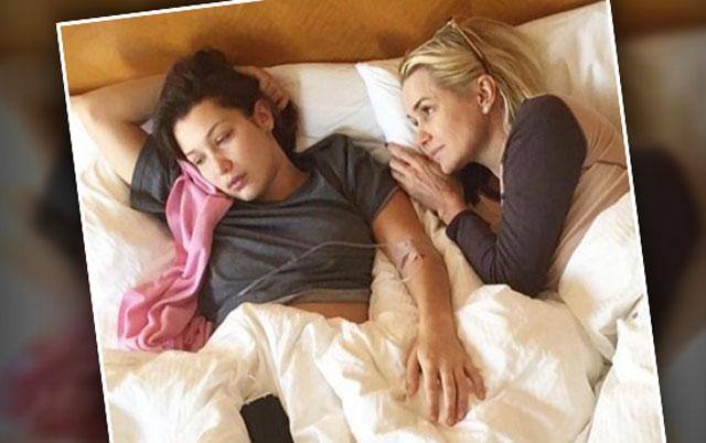 Yolanda Foster Shares Photo Of Brave Daughter Bella Fighting Lyme Disease