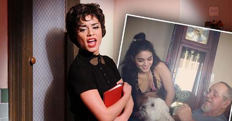 //vanessa hudgens father dies before grease live show pp