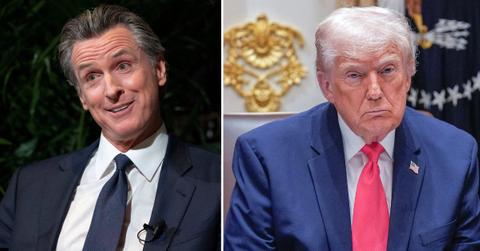 Photo of Gavin Newsom and Donald Trump