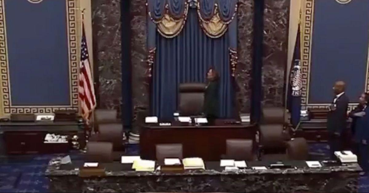 Photo of Kamala Harris in Senate