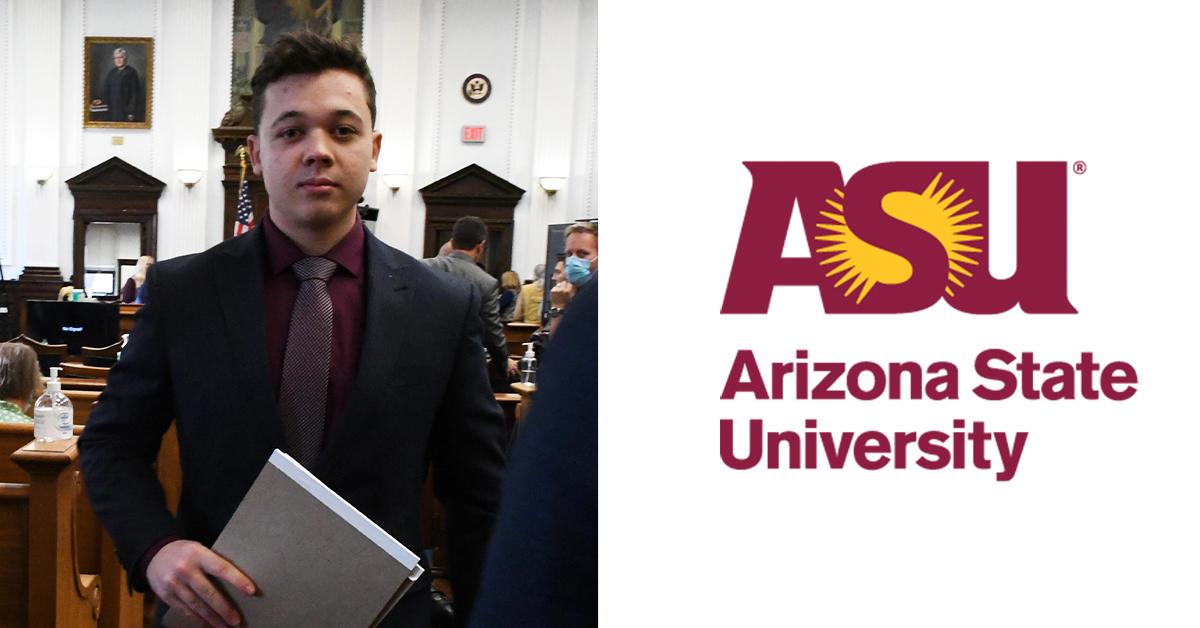 kyle rittenhouse asu students rally racist murderer from being allowed campus protect pp