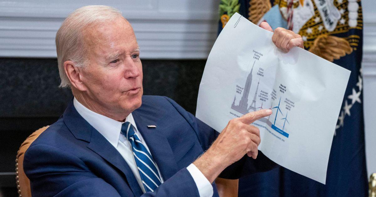 President Joe Biden Accidentally Shows Reporters Cheat Sheet 