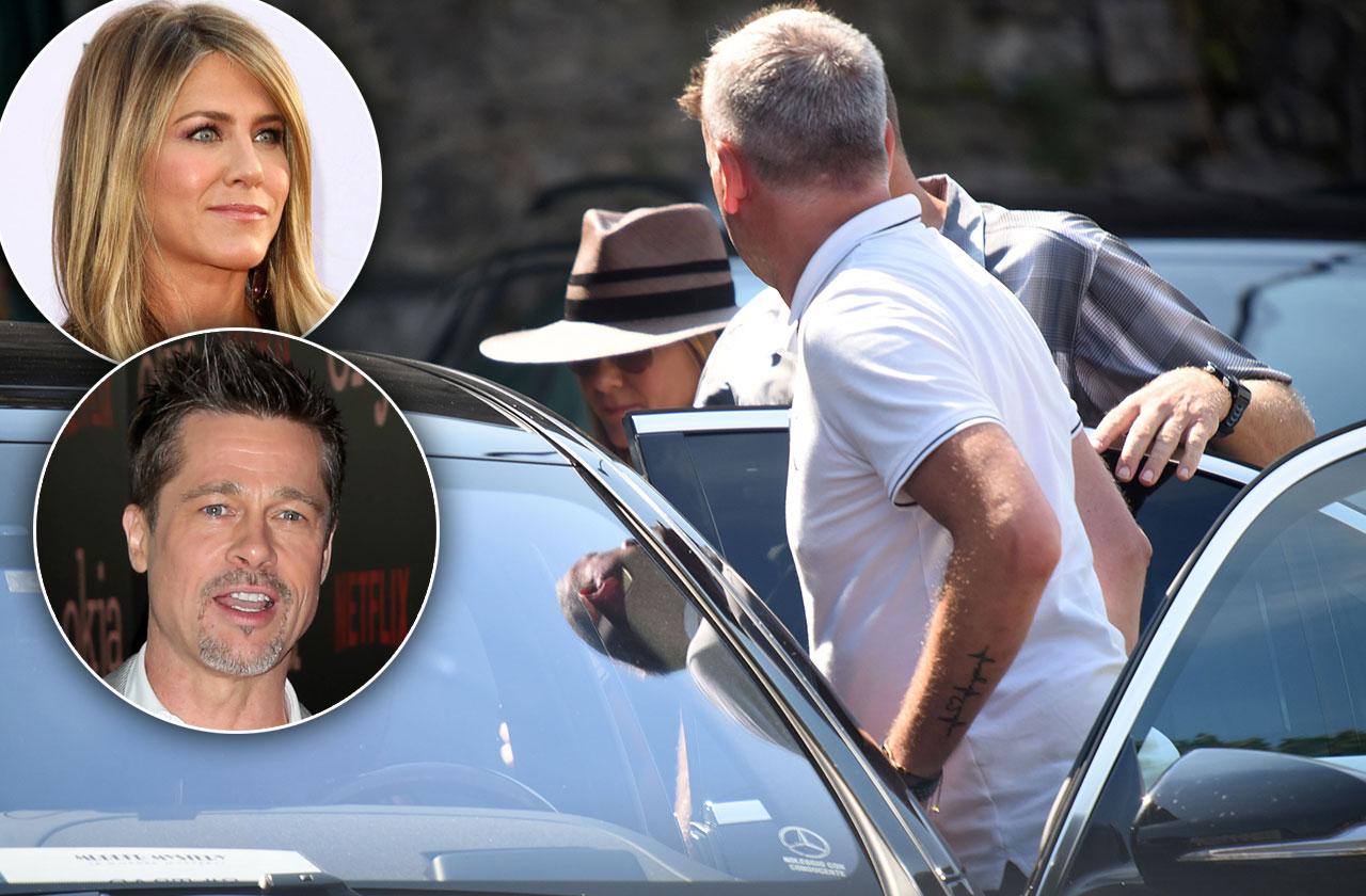 Jennifer Aniston Leaves Clooney House Brad Pitt