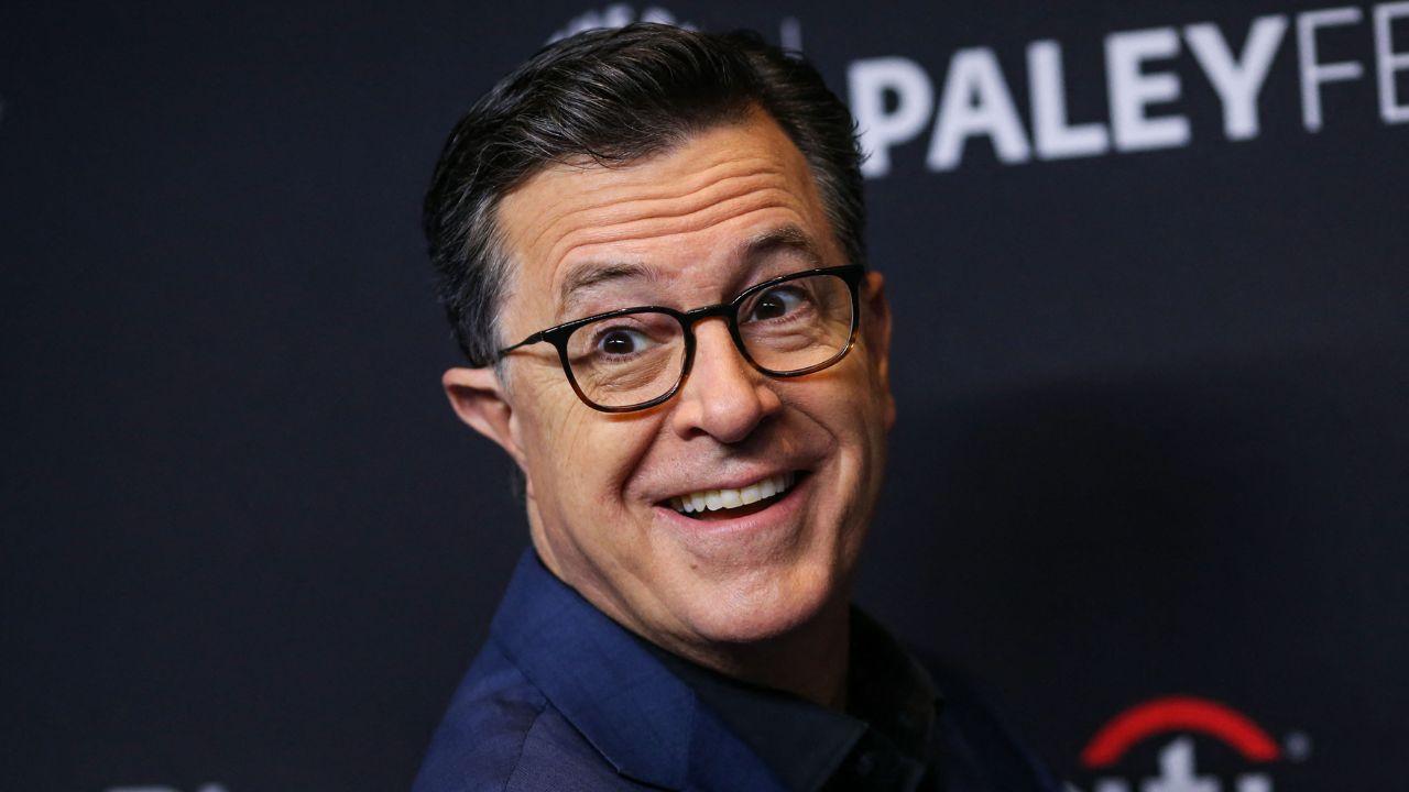 A photo of Stephen Colbert