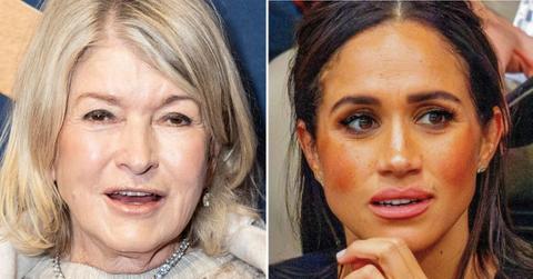 Split photo of Martha Stewart and Meghan Markle.