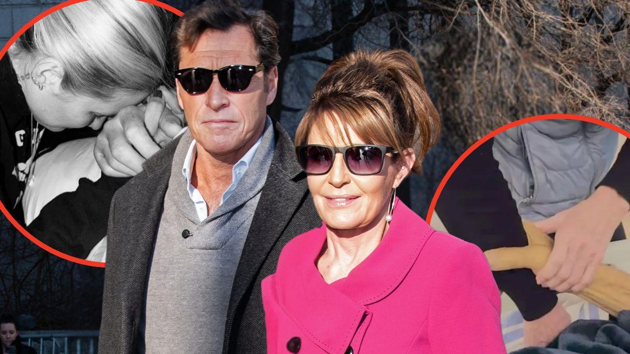 Split photos of Sarah Palin, Shay Thomas and Ron Duguay