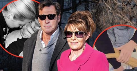 Split photos of Sarah Palin, Shay Thomas and Ron Duguay