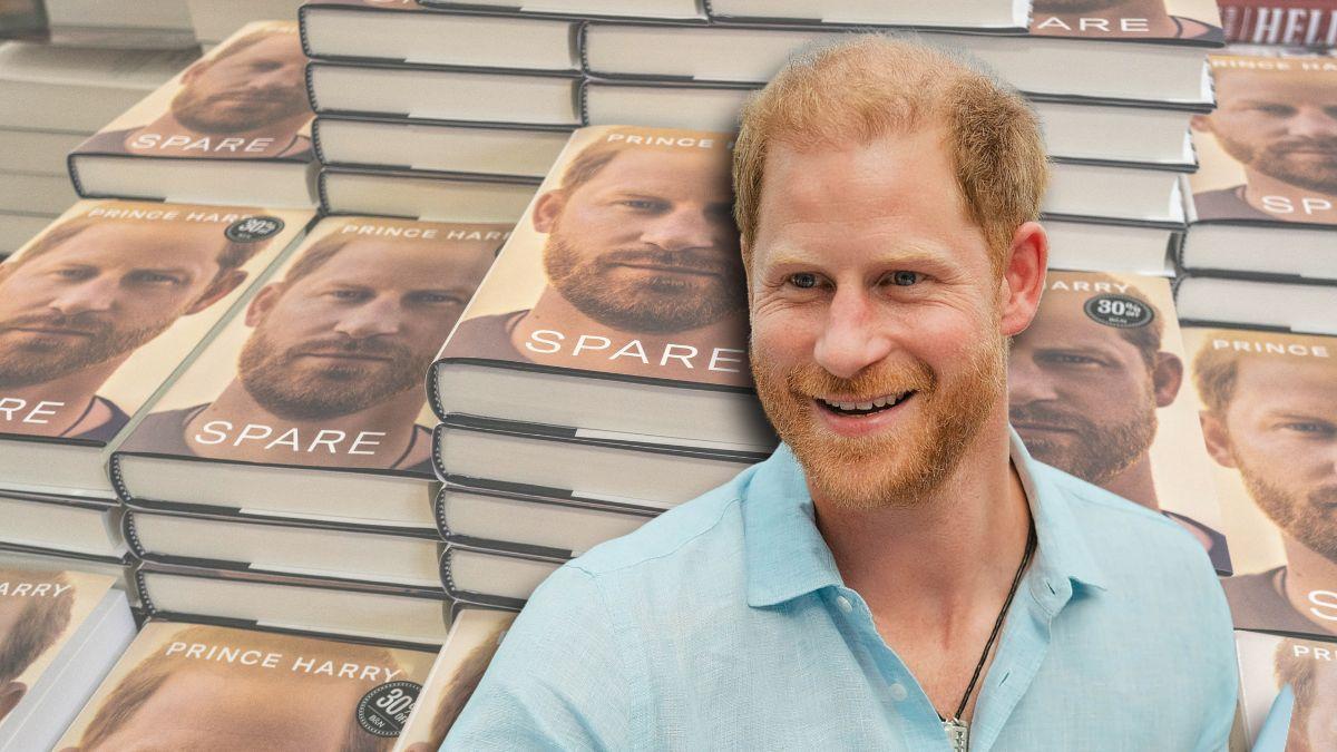 Photo of 'Spare' and Prince Harry