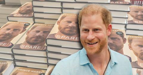 Photo of 'Spare' and Prince Harry