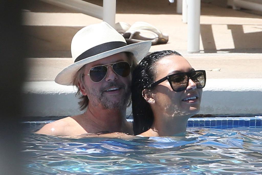 David Spade And Naya Rivera Dating — See Shocking Pda Pics By The Pool