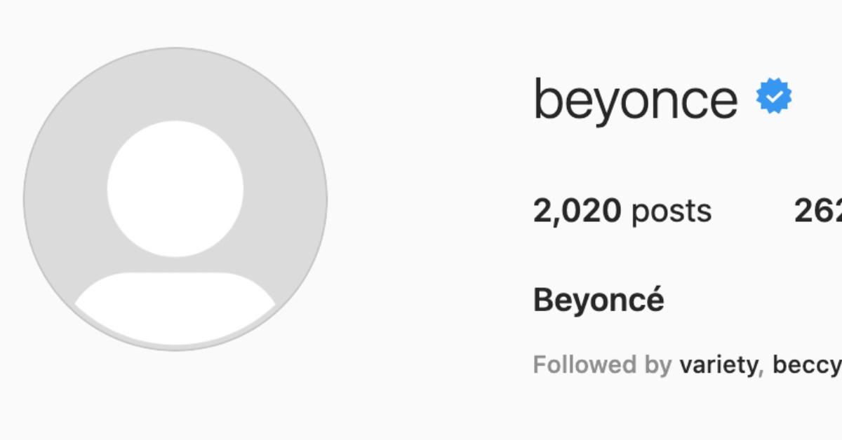 beyonce social media profile pics gone new music