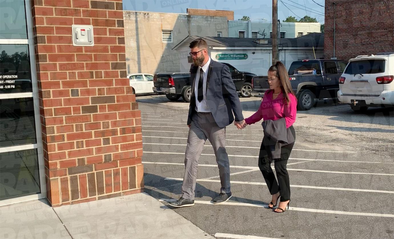 Jenelle Evans & David Eason In Court