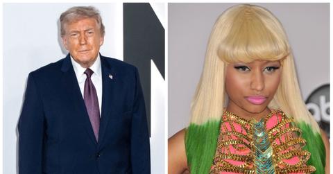 Donald Trump and Nicki Minaj