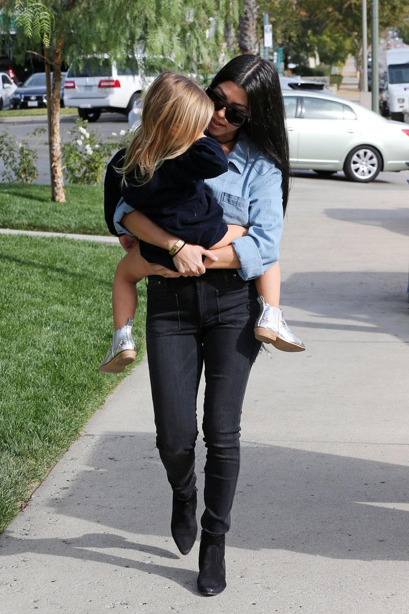 Kourtney Kardashian Scott Disick Lunch Penelope